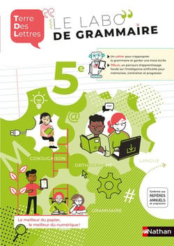 Terre des lettres : le labo de grammaire - 5e (édition 2020)