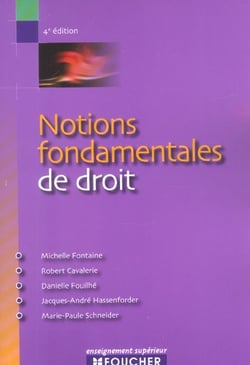 Notions fondamentales de droit