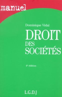 Manuel droit des societes 4 e (4e edition)
