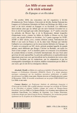 Mille et une nuits et le récit oriental - en Espagne et en Occident