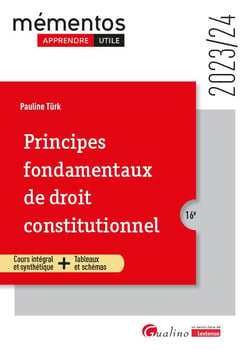 Principes fondamentaux de droit constitutionnel : Cours intégral et synthétique + tableaux et schémas (édition 2023/2024)
