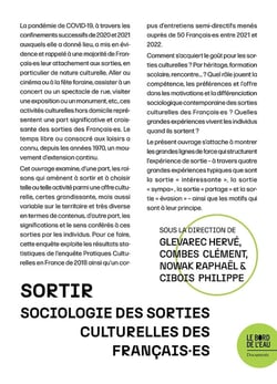 Sortir. Sociologie des sorties culturelles des Français.es DS