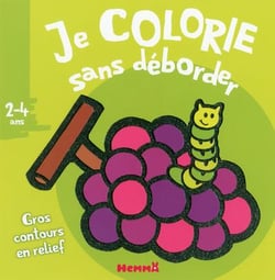 Je colorie sans déborder - raisins