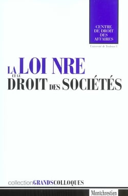 La loi nre et le droit des societes