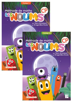 Les Noums, méthode de maths : CP - fichier de l'élève en 2 volumes (édition 2020)