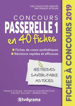 Concours passerelle 1 - en 40 fiches (édition 2019)