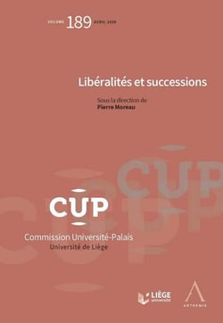 LIBERALITES ET SUCCESSIONS