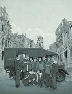 L'Escadron bleu, 1945