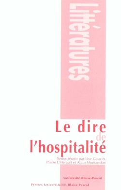 Le dire de l'hospitalité