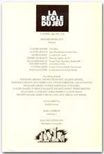 La règle du jeu n.10