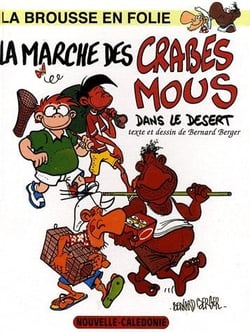 La marche des crabes mous dans le désert