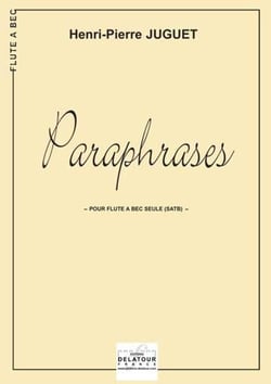 Paraphrases pour flûte à  bec