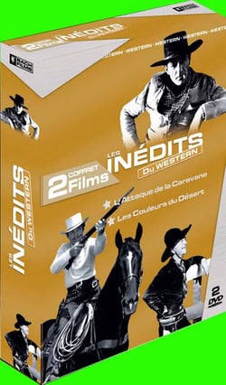 COFFRET WESTERN : L'ATTAQUE DE LA CARAVA NE COULEUR DESERT