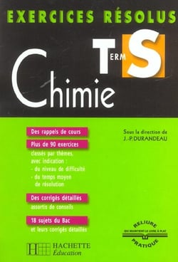 Exercices resolus - chimie - terminale s - edition 2002
