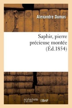 Saphir, pierre précieuse montée (édition 1854)