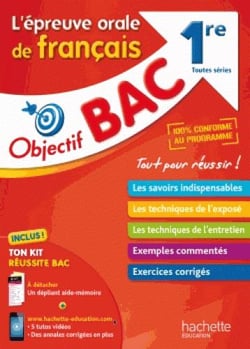 Objectif bac - l'oral de français - 1res
