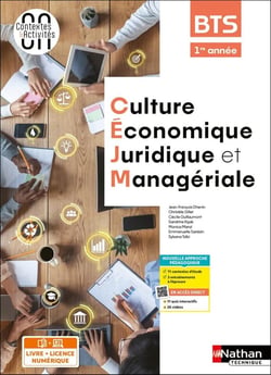 Culture économique, juridique et managériale - BTS 1re année - Coll. Contextes & Activités - Éd. 2025 - Livre + licence