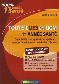 Organisation des appareils et systèmes - paces - toute l'ue3 en qcm