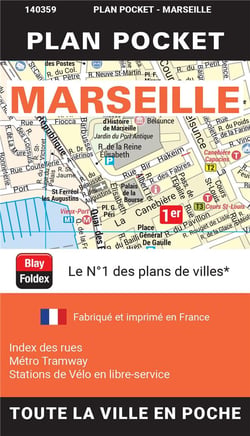 Marseille : plan pocket (édition 2023)