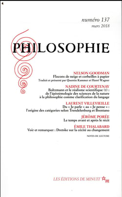 Revue Philosophie n.137
