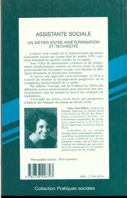 Assistante sociale - métier entre indetermination et technicité