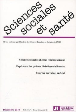Revue sciences sociales et sante n.28/4 - décembre 2010