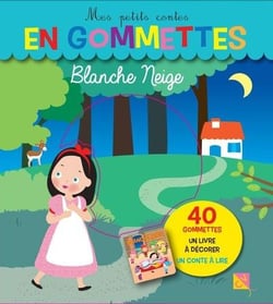 Blanche neige - 40 gommettes