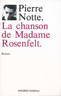 La chanson de madame rosenfelt