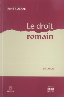 Droit romain (3e edition)