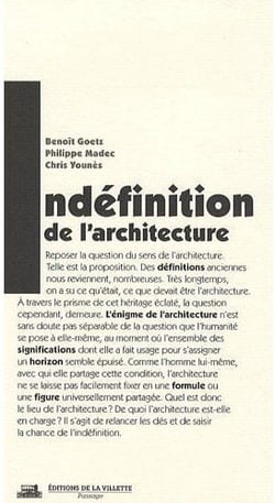 Indéfinition de l'architecture