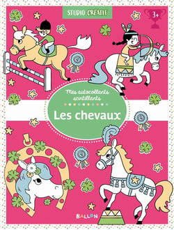 Studio créatif - mes autocollants scintillants - les chevaux