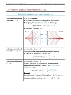 Mathématiques spécialité - terminale - synthèse de cours et livret de formules