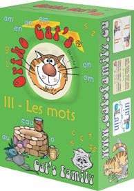 Jeu de cartes Ortho Cat's 3 - Les mots