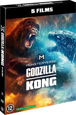 MonsterVerse - Godzilla/Kong - 5 films : Godzilla + Godzilla : Roi des monstres + Kong : Skull Island + Godzilla vs Kong + Godzilla x Kong : Le Nouvel Empire