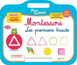 Mon ardoise Montessori - les premiers tracés