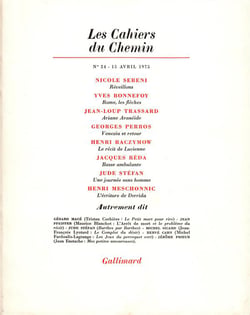 Les cahiers du chemin