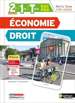 Économie, Droit - 2de/1re/Terminale - Bac Pro tertiaires (édition 2024)