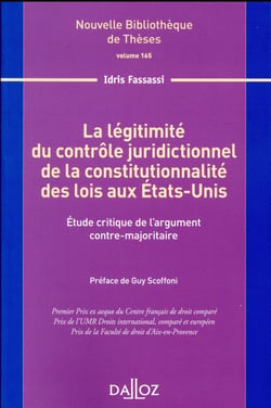 La légitimité du contrôle juridictionnel... - étude critique de l'argument contre-majoritaire