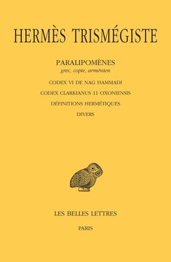Paralipomènes Tome 5 - Codex VI de Nag Hammadi, Codex Clarkianus 11 Oxoniensis, définitions hermétiques, divers