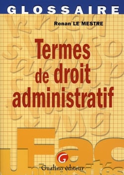 Termes de droit administratif
