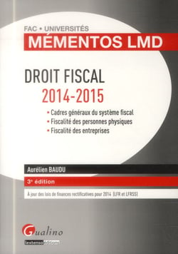 Droit fiscal - 2014-2015 (3e édition)