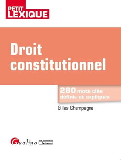 Droit constitutionnel - 280 mots clés définis et expliqués