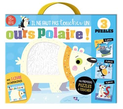 Il ne faut pas toucher un ours polaire - coffret 3 puzzles