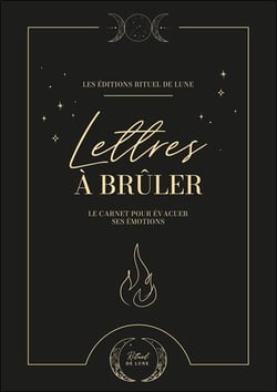 Carnet lettres a brûler