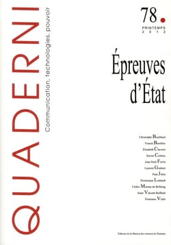 Quaderni, n° 78/printemps 2012 : Épreuves d'État