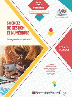Sciences de gestion et numérique - 1re STMG - livre de l'élève