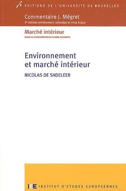 Environnement et marché intérieur (3e édition)