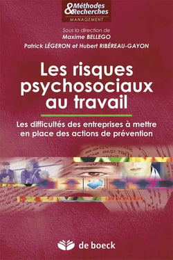 Les risques psychosociaux au travail - les difficultés des entreprises à mettre en place des actions de prévention