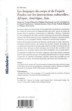 Histoire et missions chrétiennes n.22 : les langages du corps et de l'esprit