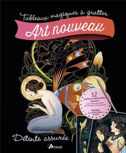 Tableaux magiques à gratter : art nouveau